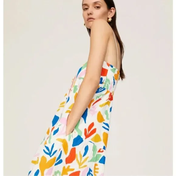 Show Me Your Mumu Long Weekend Maxi Dress Gauze Small Pattern Floral Tiered SMYM - Picture 5 of 16